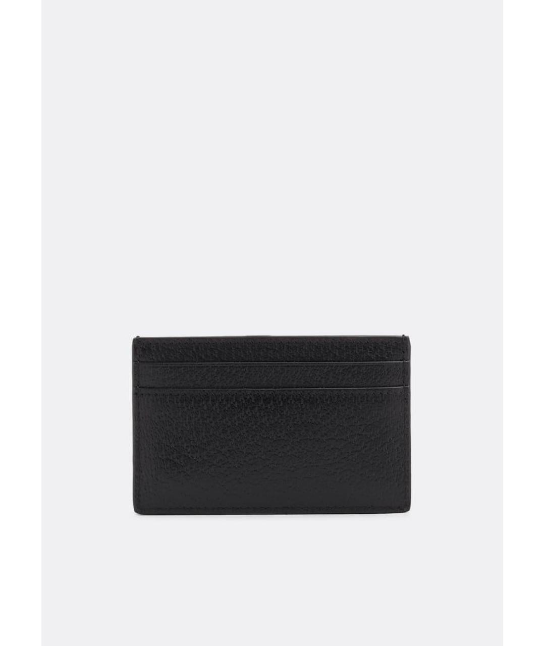 GUCCI Черный кожаный кардхолдер, фото 3
