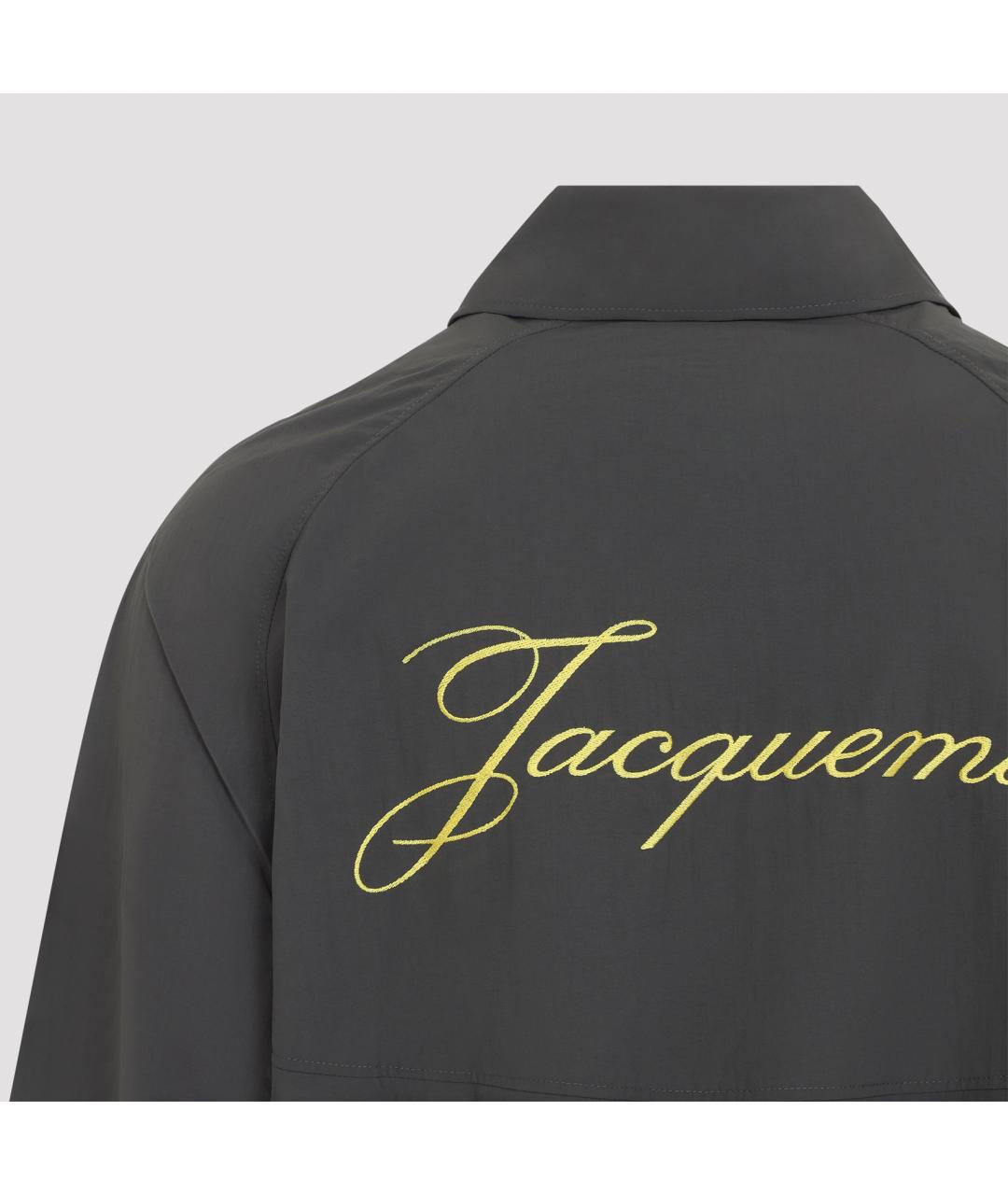 JACQUEMUS Серая полиамидовая куртка, фото 4