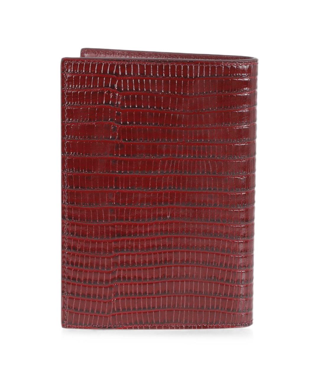 TOM FORD Бордовый кожаный кошелек, фото 3