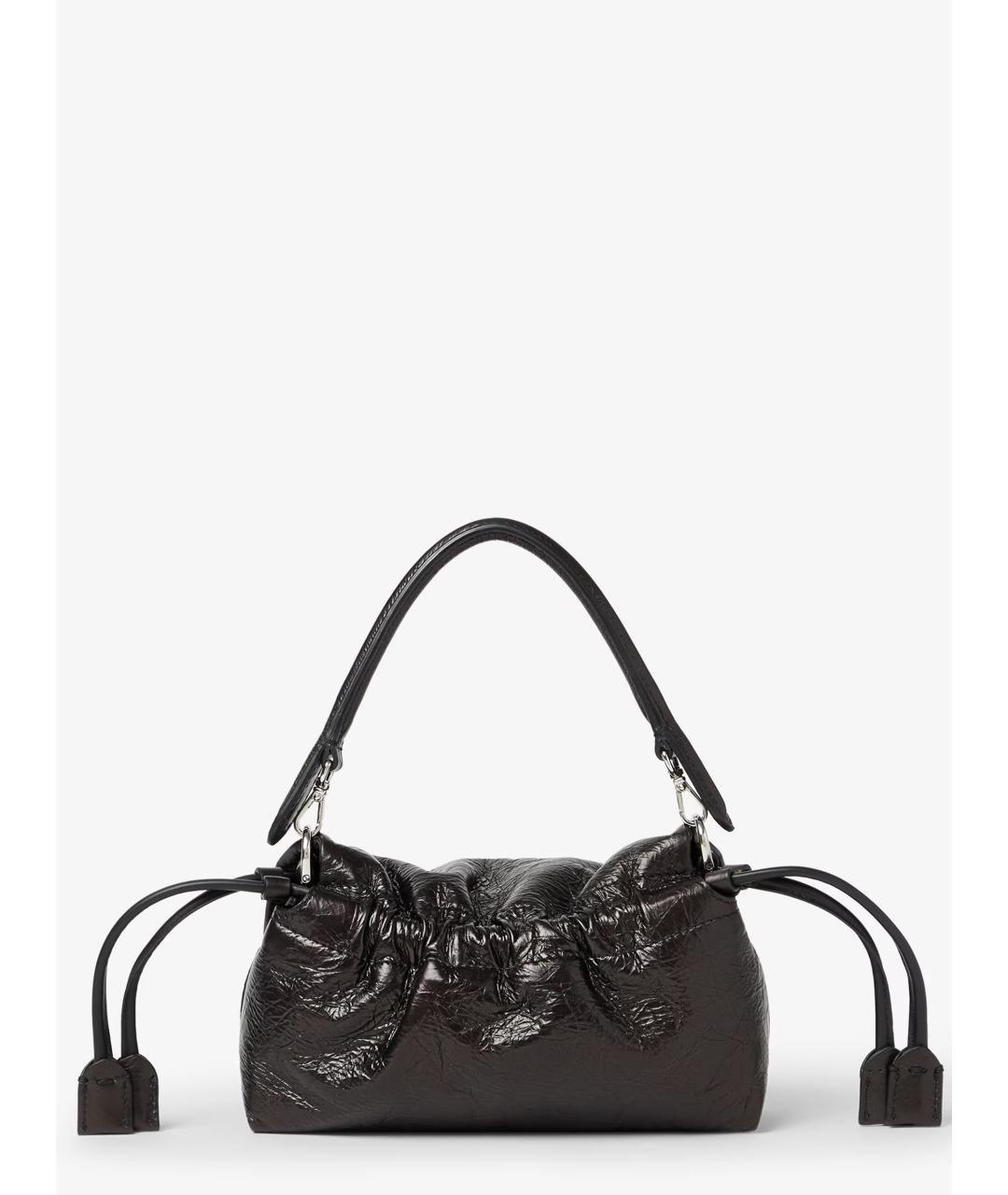 FENDI Черная кожаная сумка через плечо, фото 2