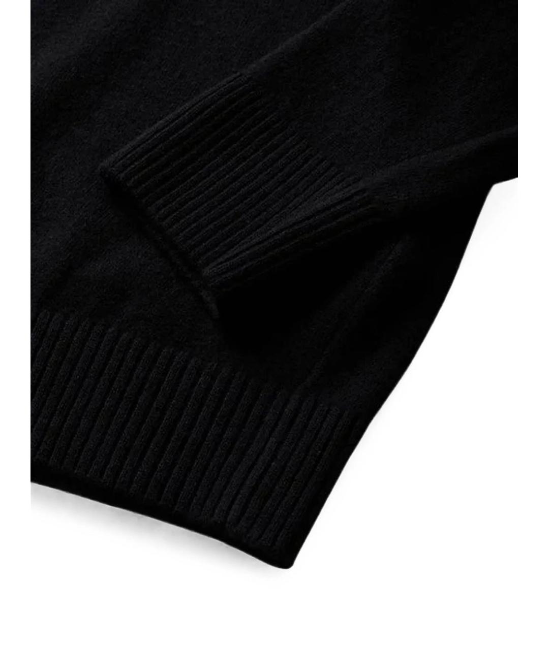 STONE ISLAND Черный шерстяной джемпер / свитер, фото 4
