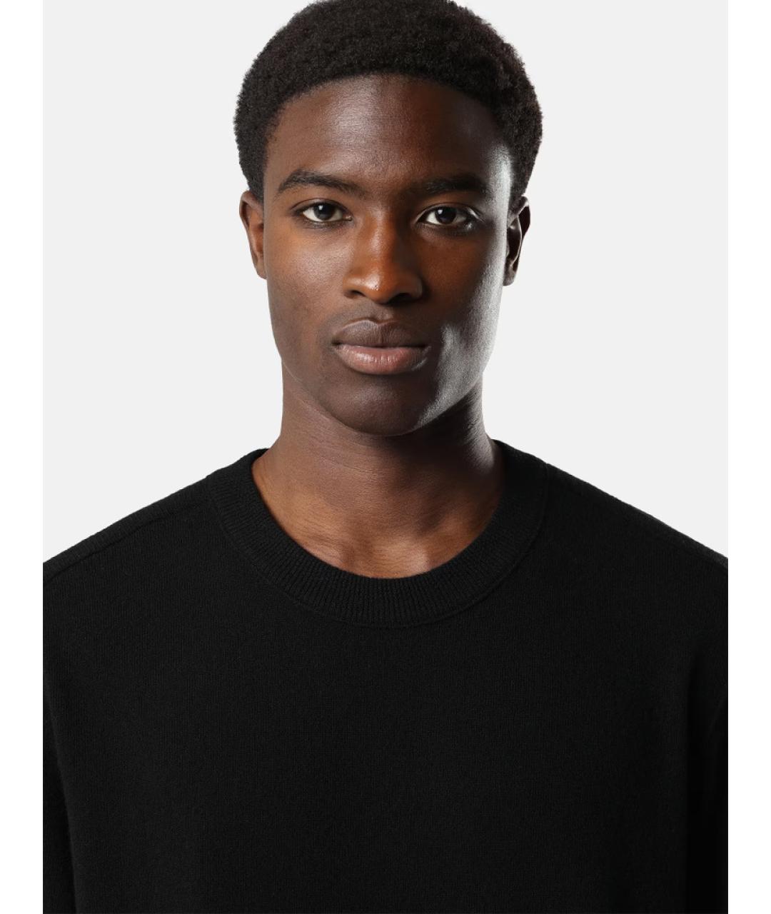 STONE ISLAND Черный шерстяной джемпер / свитер, фото 5