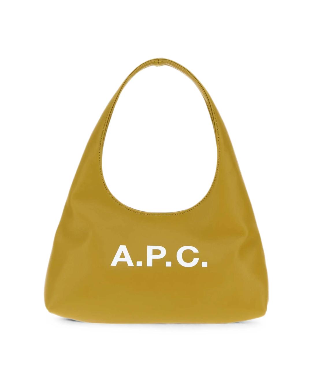 A.P.C. Зеленая сумка через плечо из искусственной кожи, фото 1