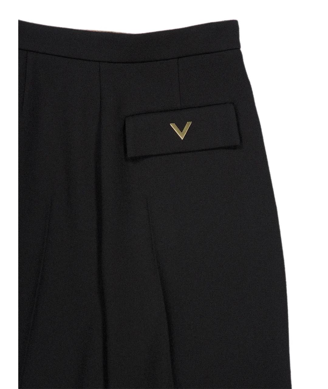 VALENTINO Черные шерстяные шорты, фото 4