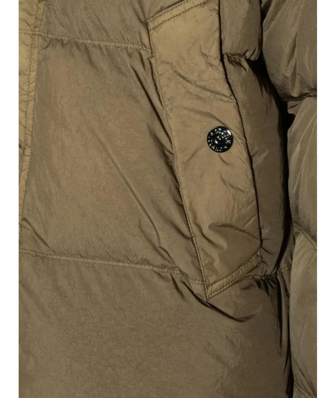 STONE ISLAND Зеленая полиамидовая куртка, фото 4