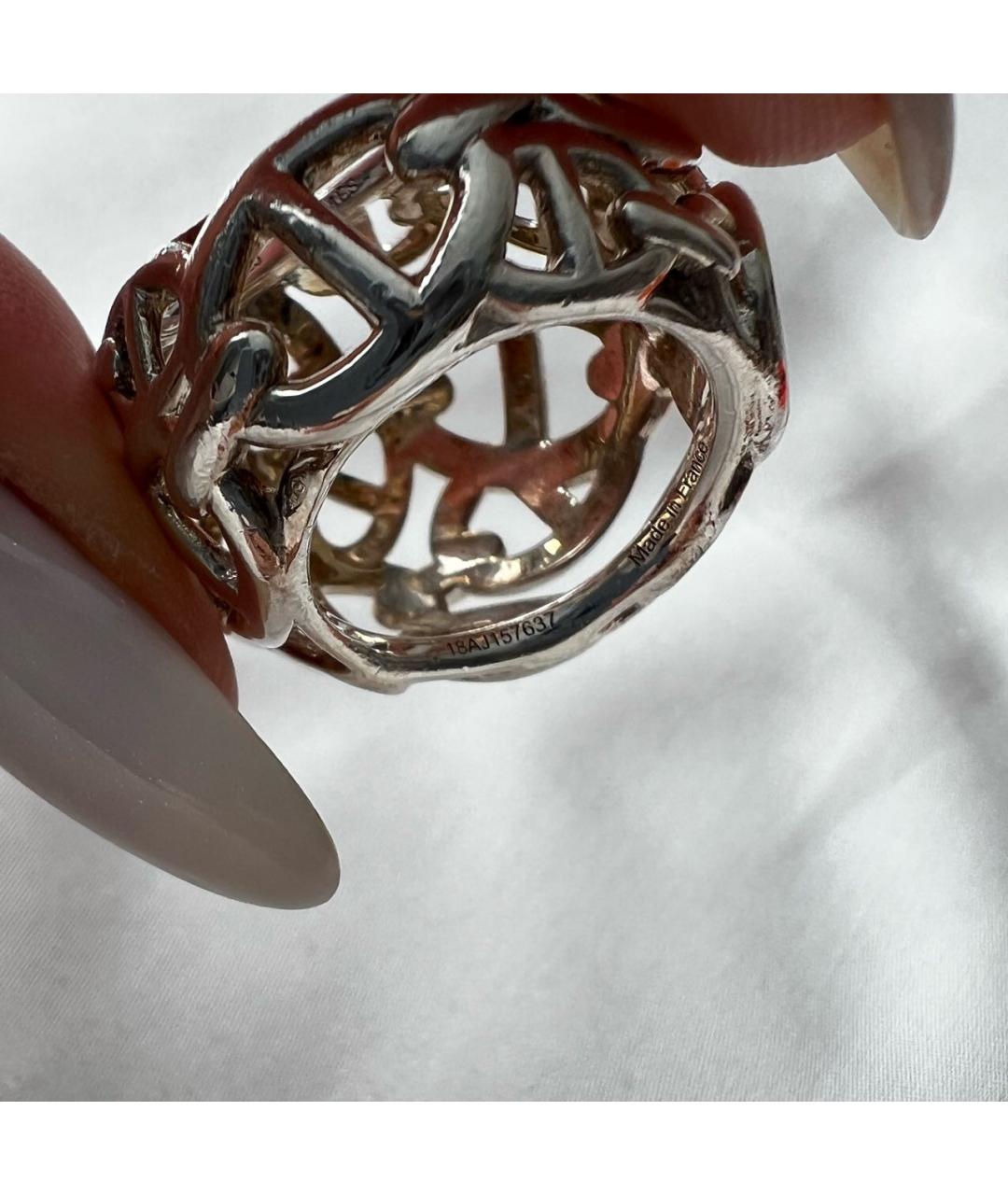 HERMES Серебряное серебряное кольцо, фото 8