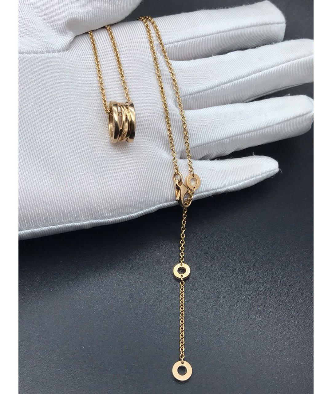BVLGARI Золотое колье из розового золота, фото 5
