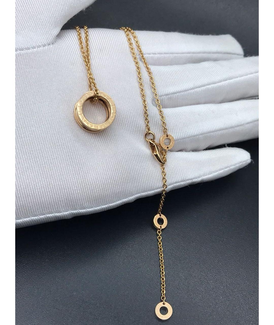 BVLGARI Золотое колье из розового золота, фото 3