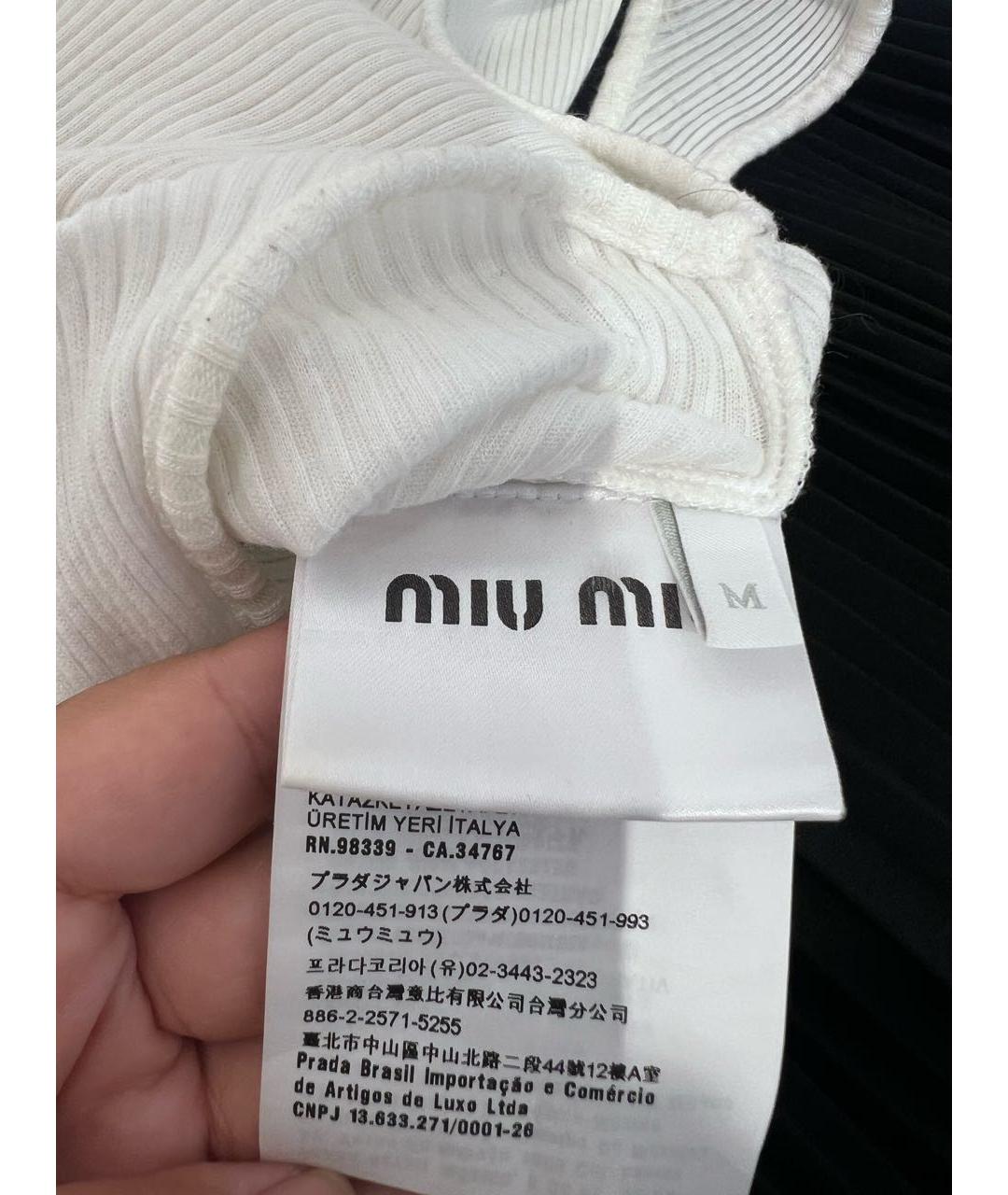 MIU MIU Мульти хлопковое повседневное платье, фото 6