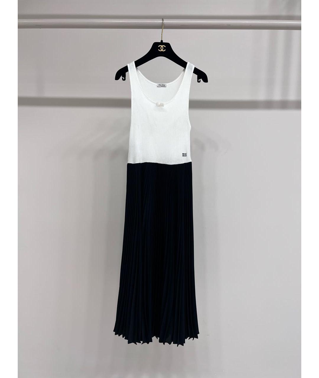 MIU MIU Мульти хлопковое повседневное платье, фото 9