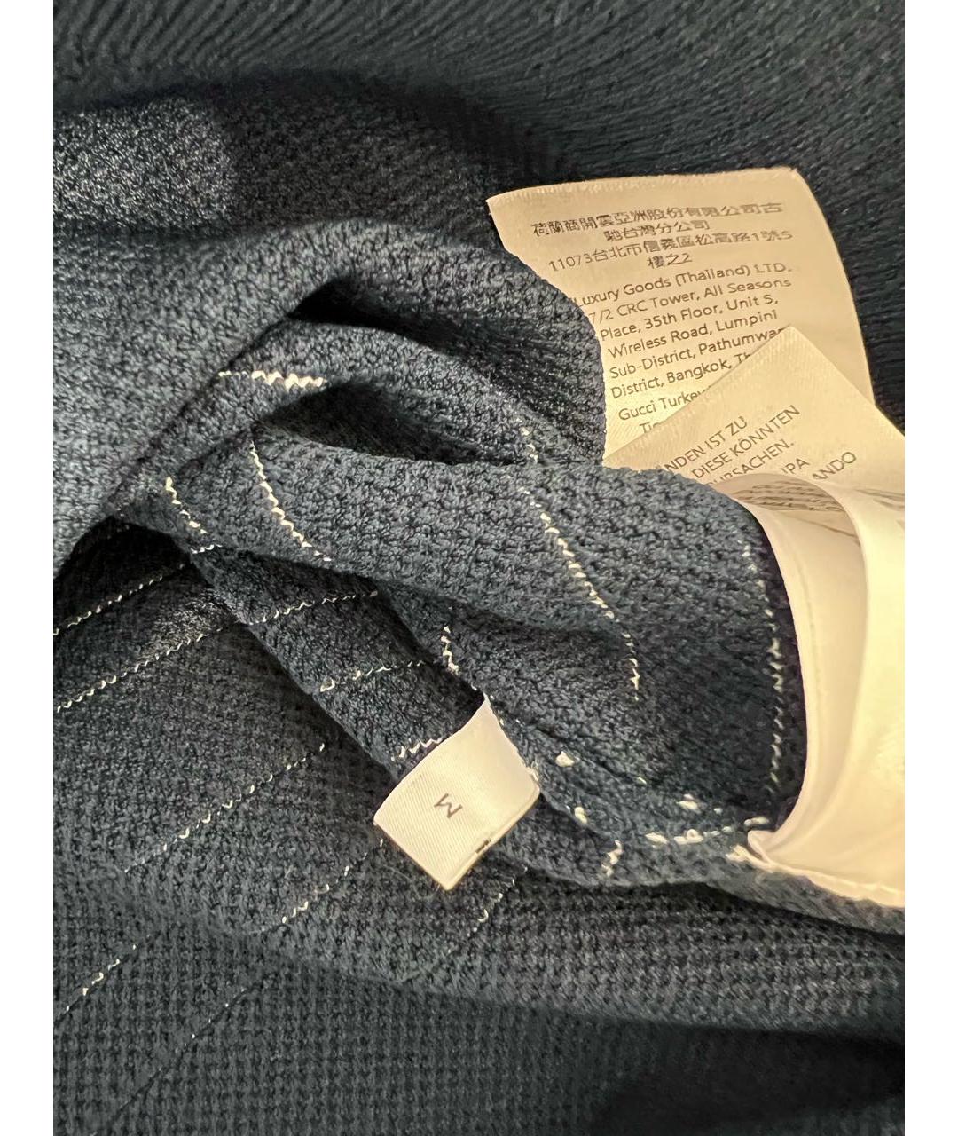 GUCCI Темно-синий вискозный кардиган, фото 8