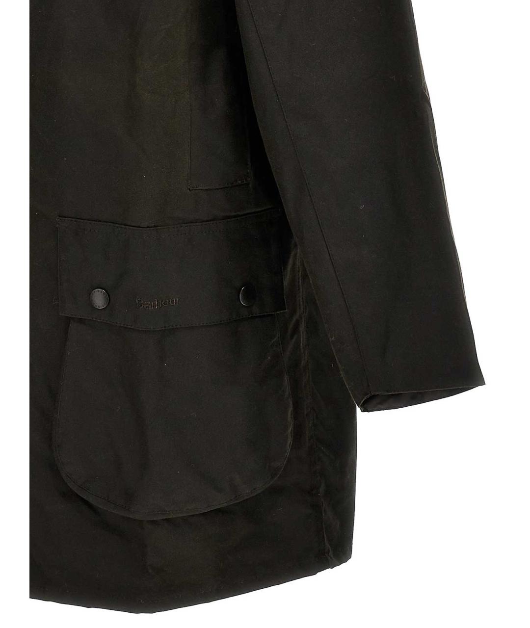 BARBOUR Зеленая хлопковая куртка, фото 4