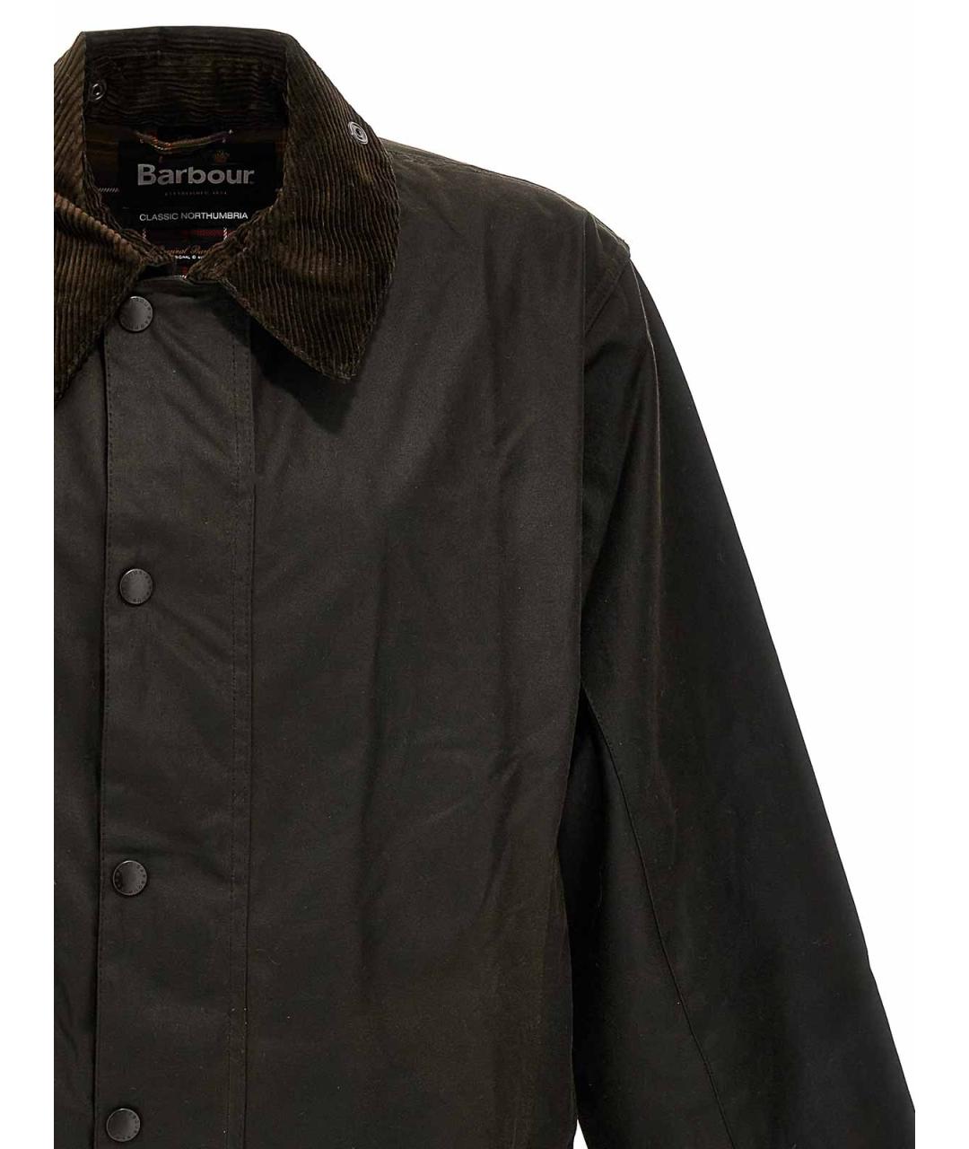 BARBOUR Зеленая хлопковая куртка, фото 3