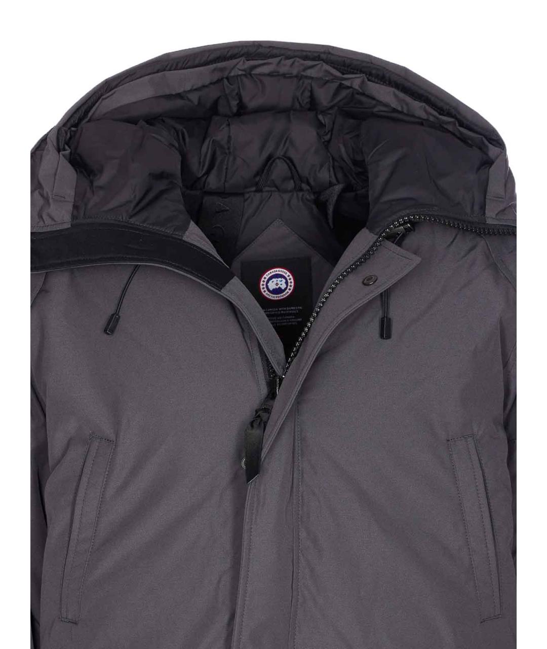 CANADA GOOSE Серая полиэстеровая куртка, фото 4
