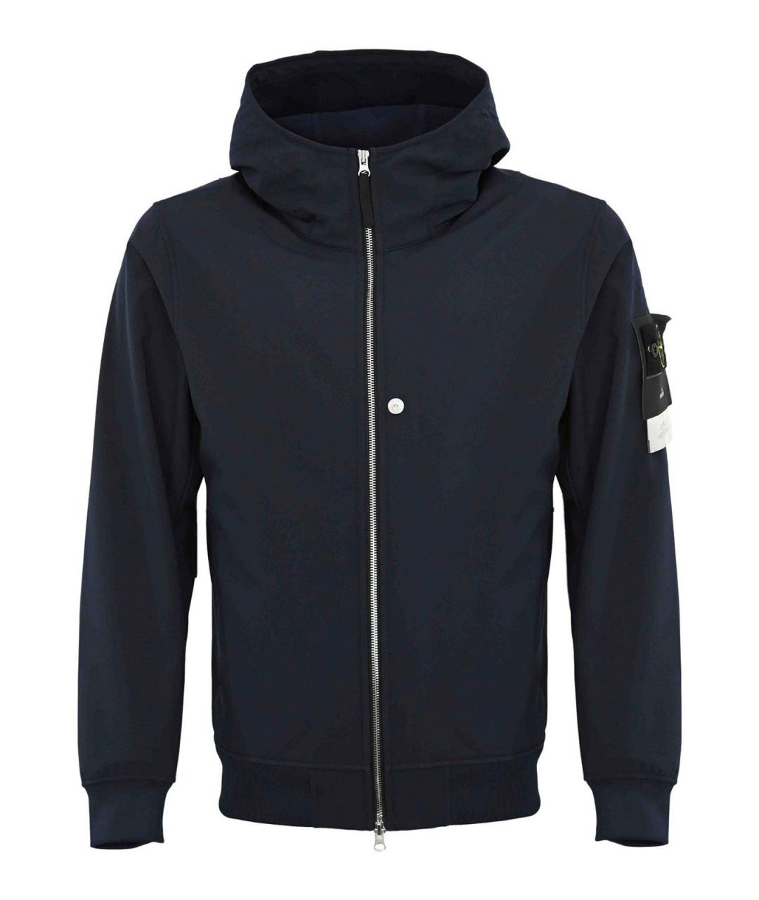 STONE ISLAND Синяя полиэстеровая куртка, фото 1