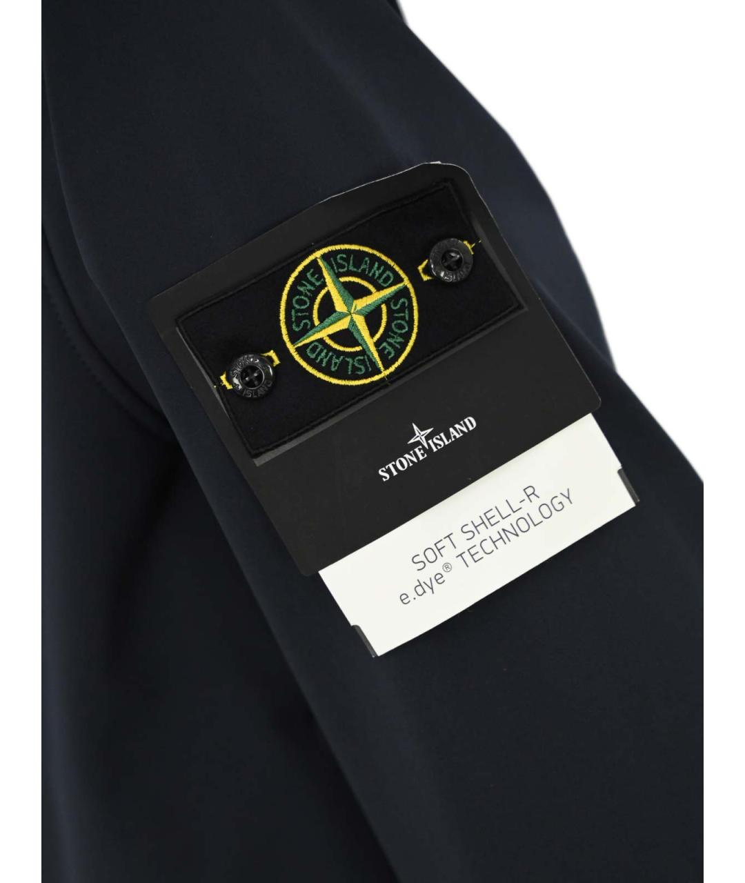 STONE ISLAND Синяя полиэстеровая куртка, фото 3