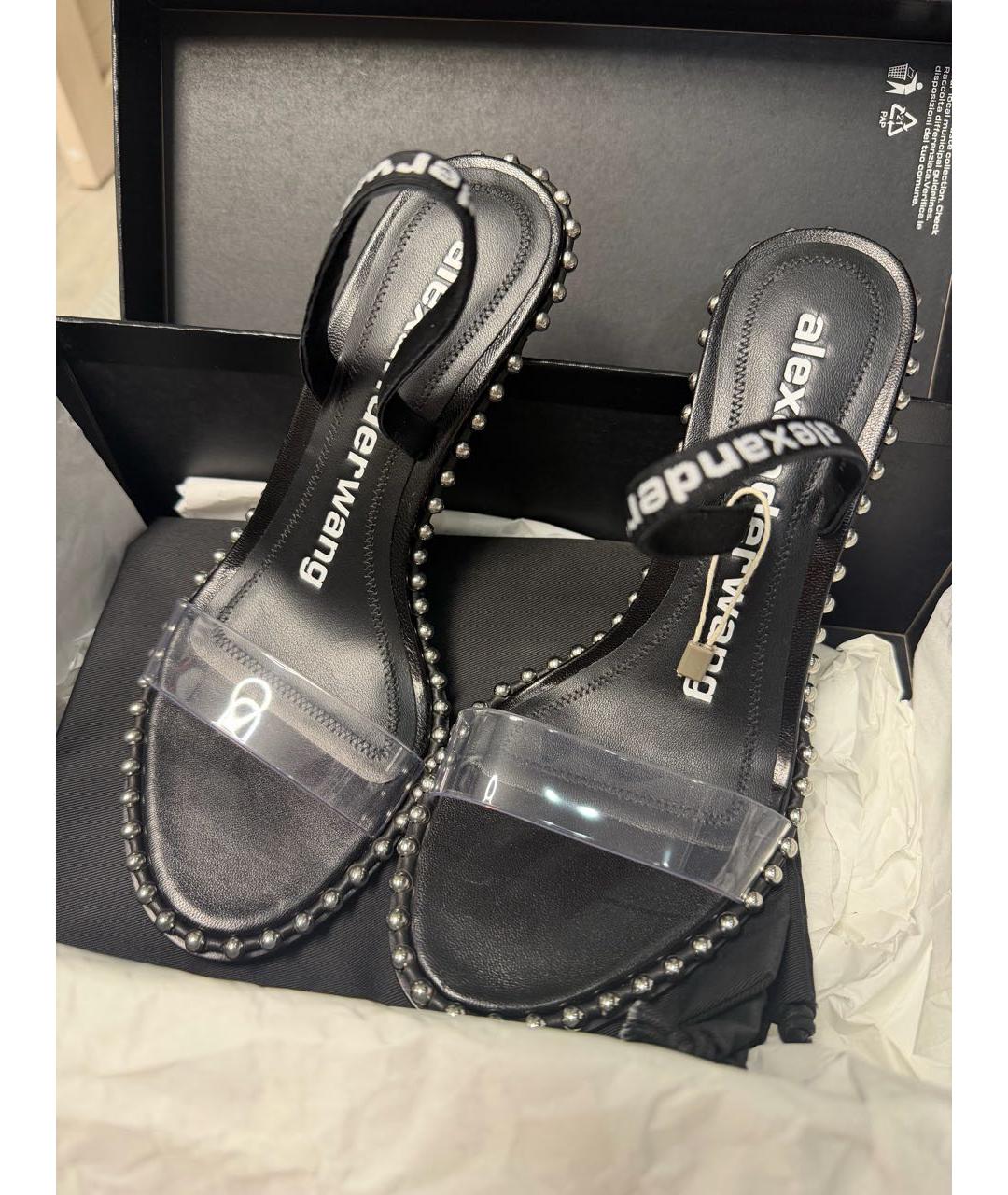 ALEXANDER WANG Черные босоножки, фото 3