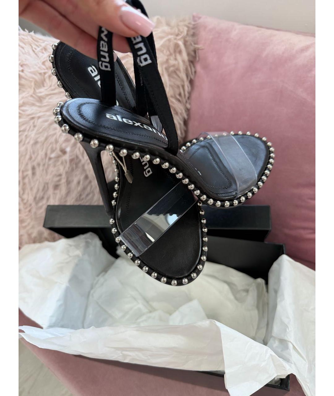 ALEXANDER WANG Черные босоножки, фото 4
