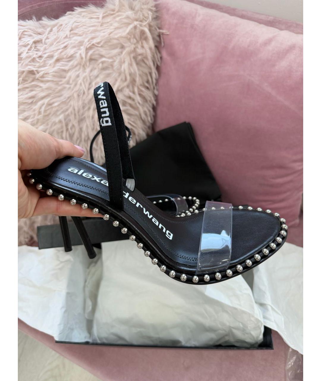 ALEXANDER WANG Черные босоножки, фото 8