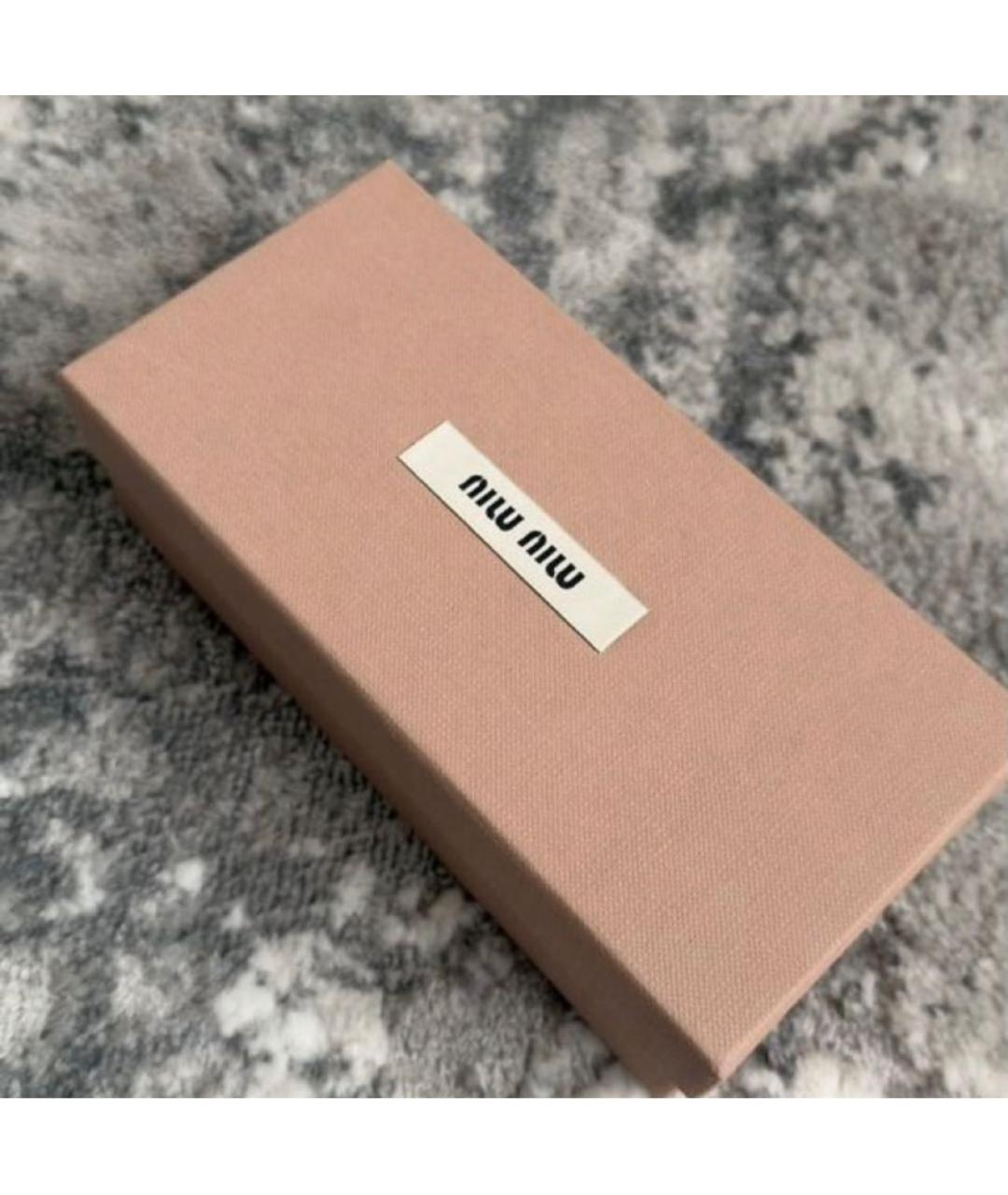 MIU MIU Черные пластиковые солнцезащитные очки, фото 5