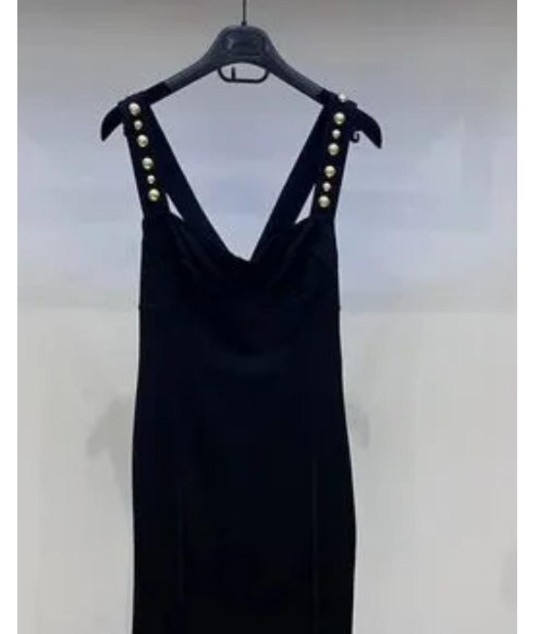 VERSACE Черное повседневное платье, фото 4