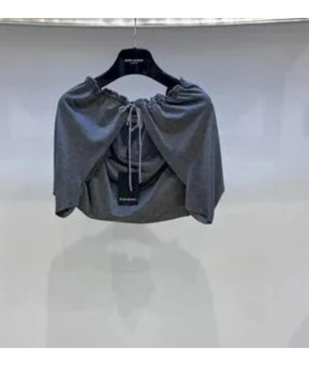 SAINT LAURENT Серая футболка, фото 4