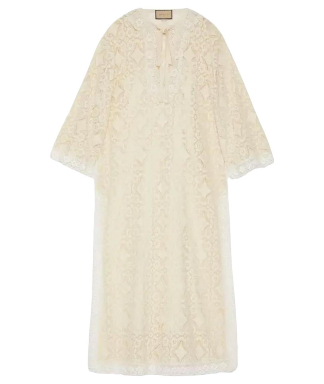 GUCCI Бежевое вечернее платье, фото 1