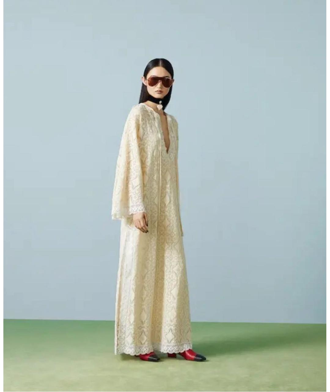 GUCCI Бежевое вечернее платье, фото 2