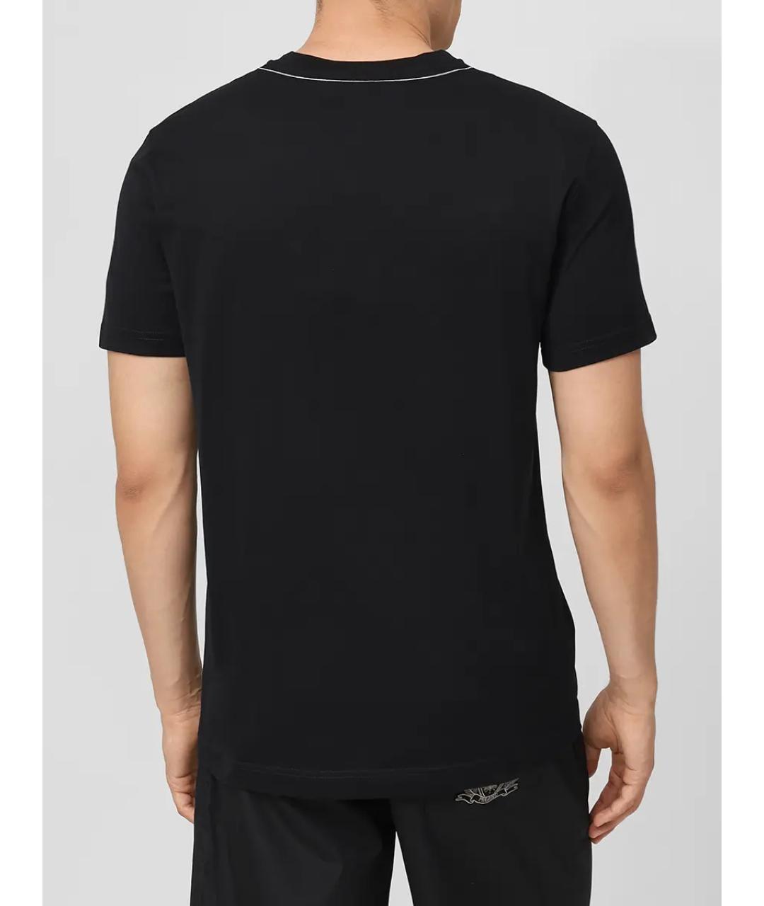 DOLCE&GABBANA Черная хлопковая футболка, фото 3