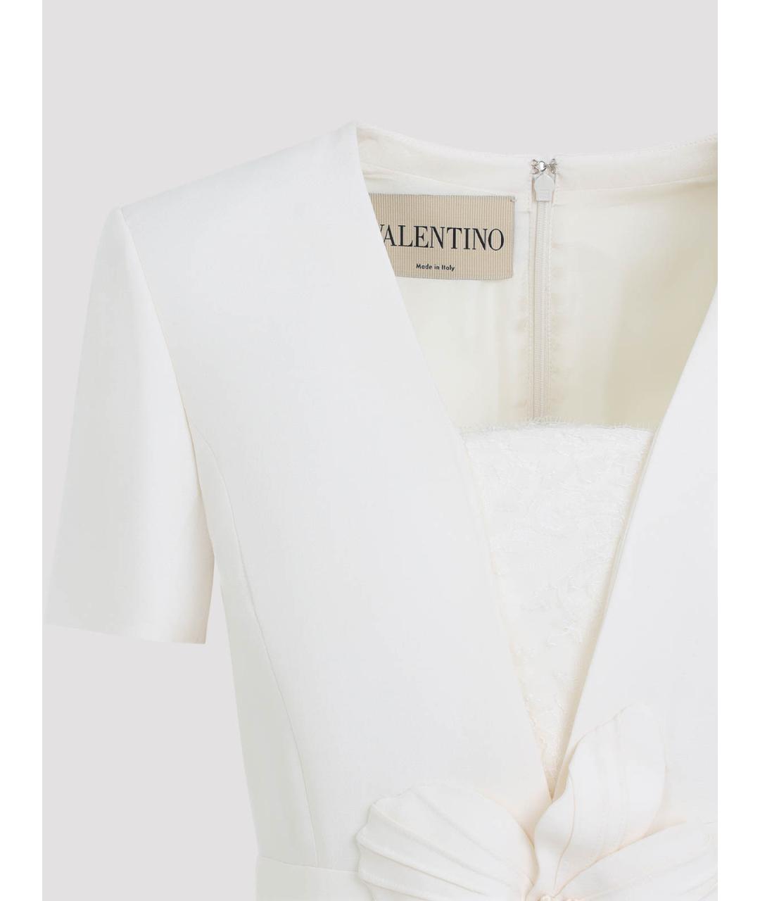 VALENTINO Белое шерстяное платье, фото 3