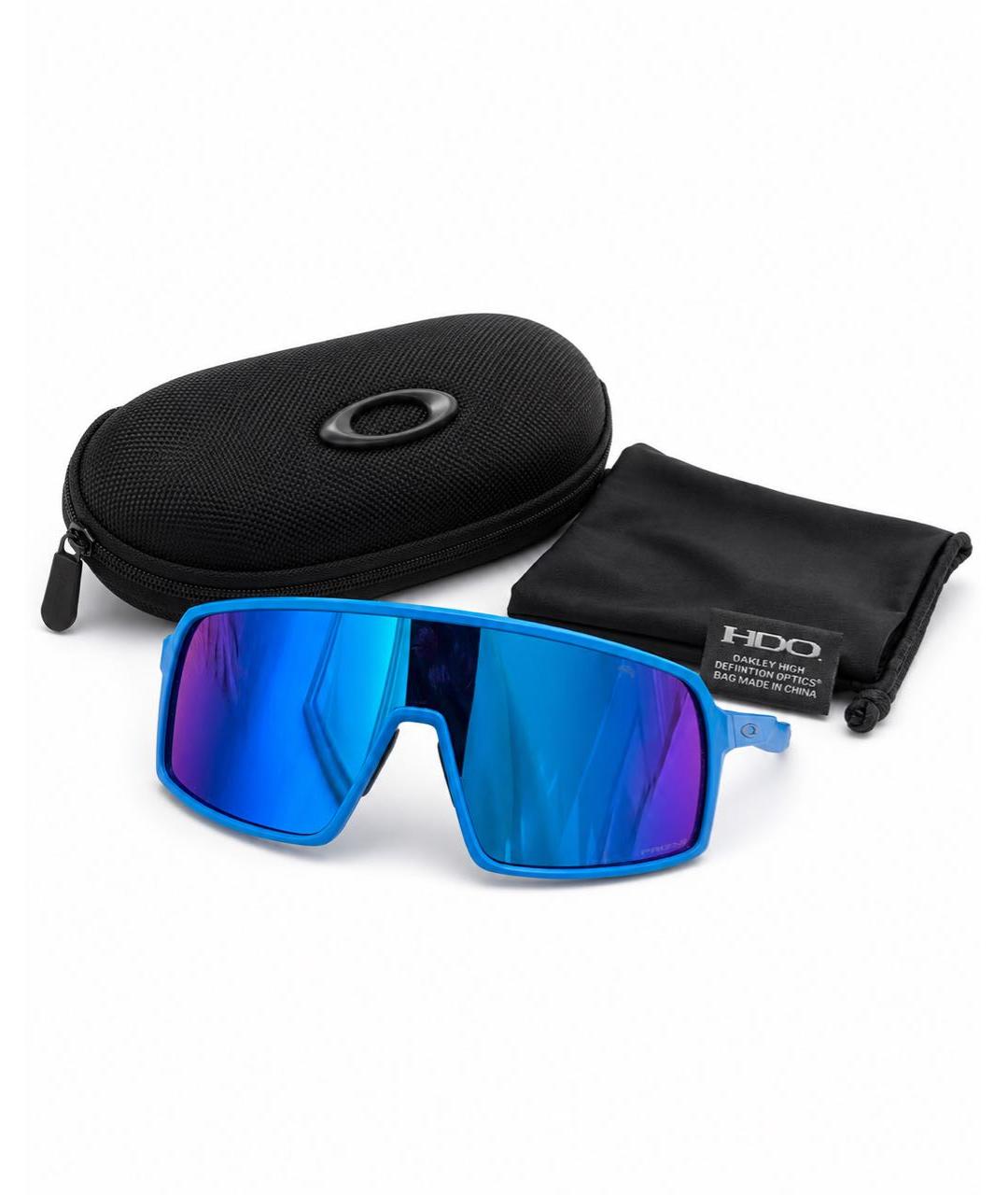 OAKLEY Бирюзовые пластиковые солнцезащитные очки, фото 4