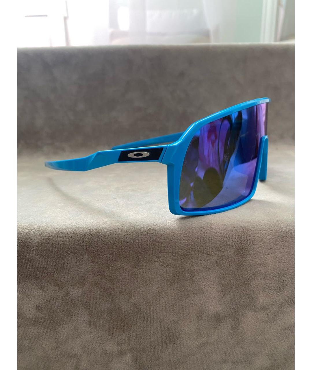 OAKLEY Бирюзовые пластиковые солнцезащитные очки, фото 2