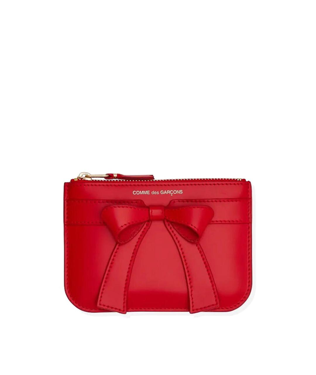 COMME DES GARÇONS Красный кожаный кошелек, фото 3