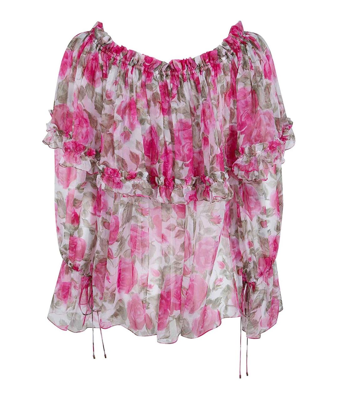 CHLOE Мульти шелковая блузы, фото 2
