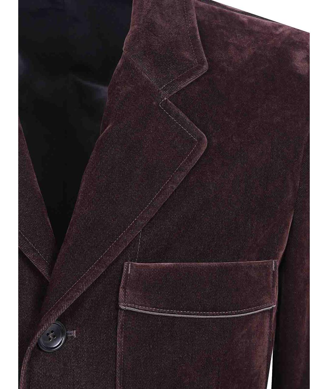 TOM FORD Коричневый хлопковый пиджак, фото 3