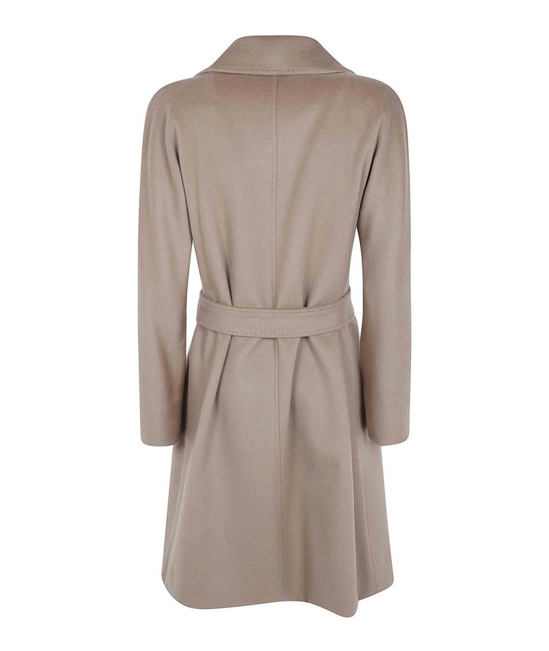 MAX MARA Коричневое шерстяное пальто, фото 2