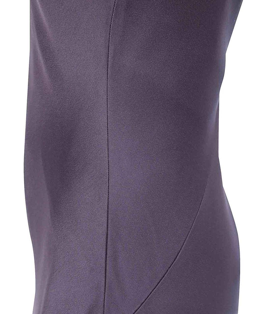 MAX MARA Фиолетовое вискозное вечернее платье, фото 3