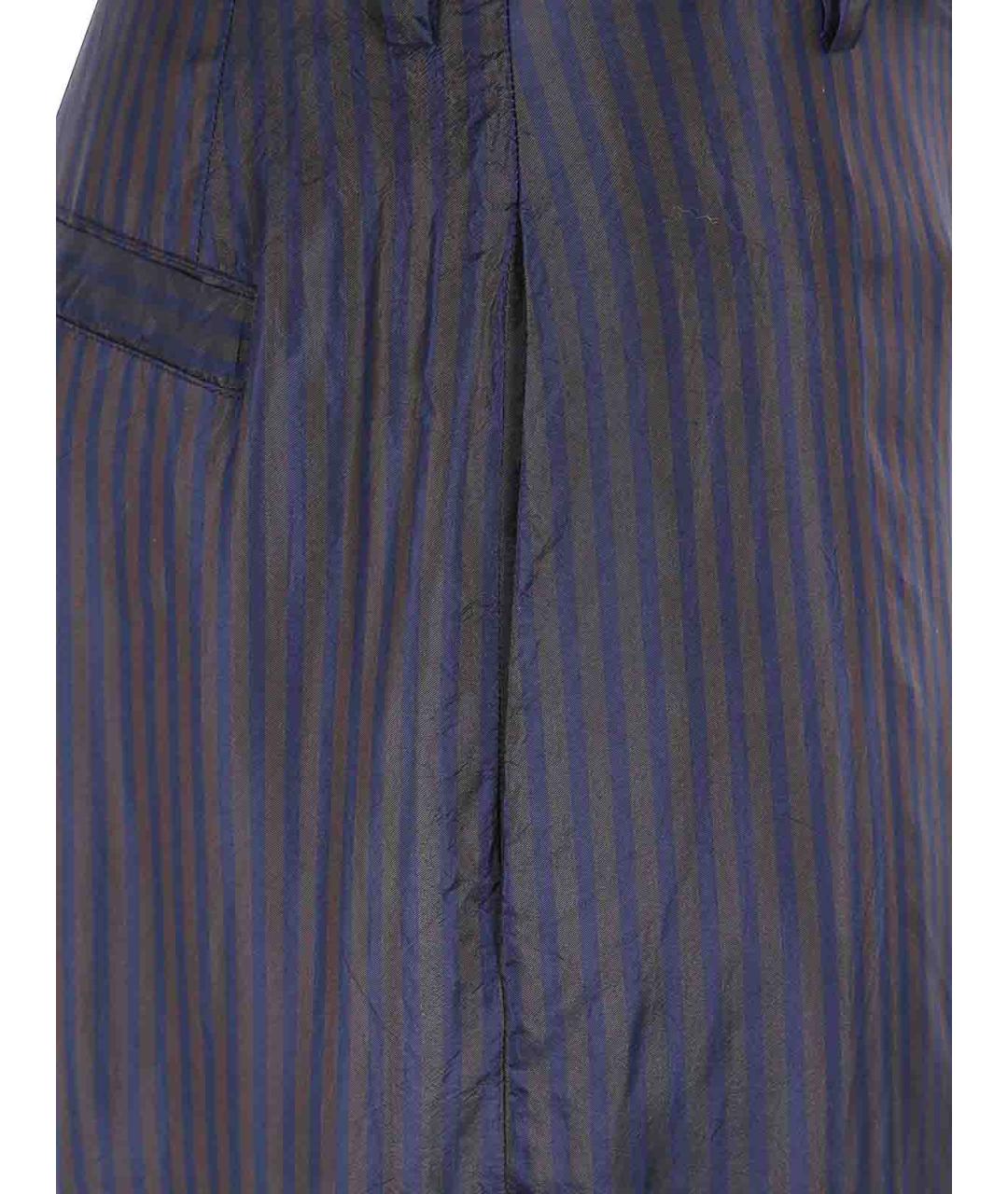 DRIES VAN NOTEN Мульти купровые прямые брюки, фото 3