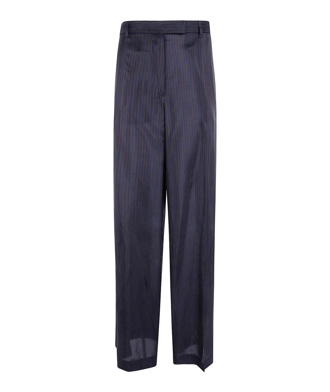 DRIES VAN NOTEN Мульти купровые прямые брюки, фото 1