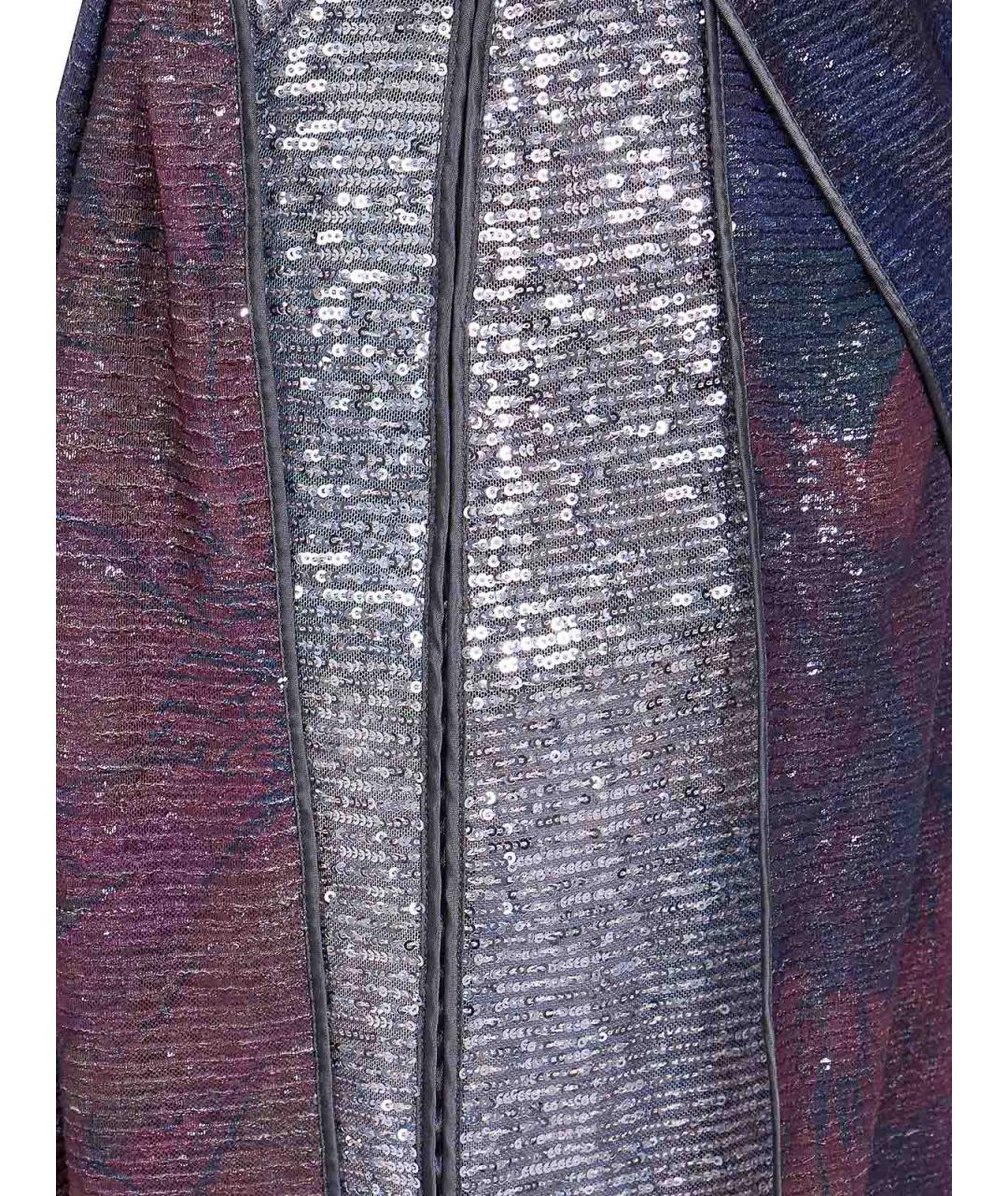 MAISON MARGIELA Синяя полиэстеровая юбка макси, фото 3