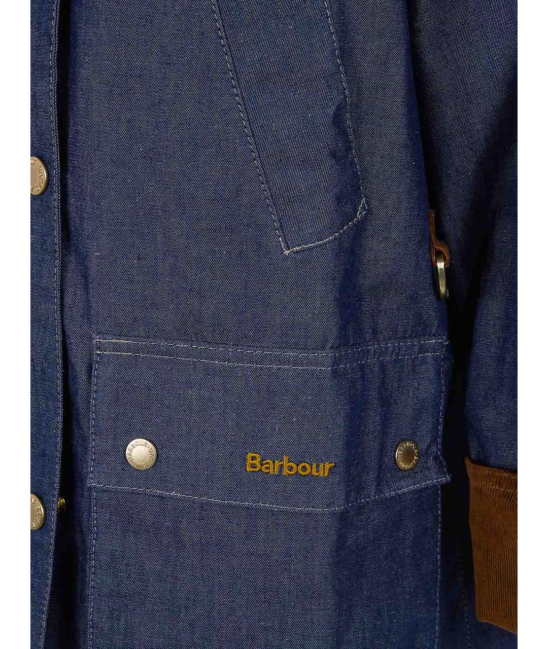 BARBOUR Синяя хлопковая куртка, фото 3