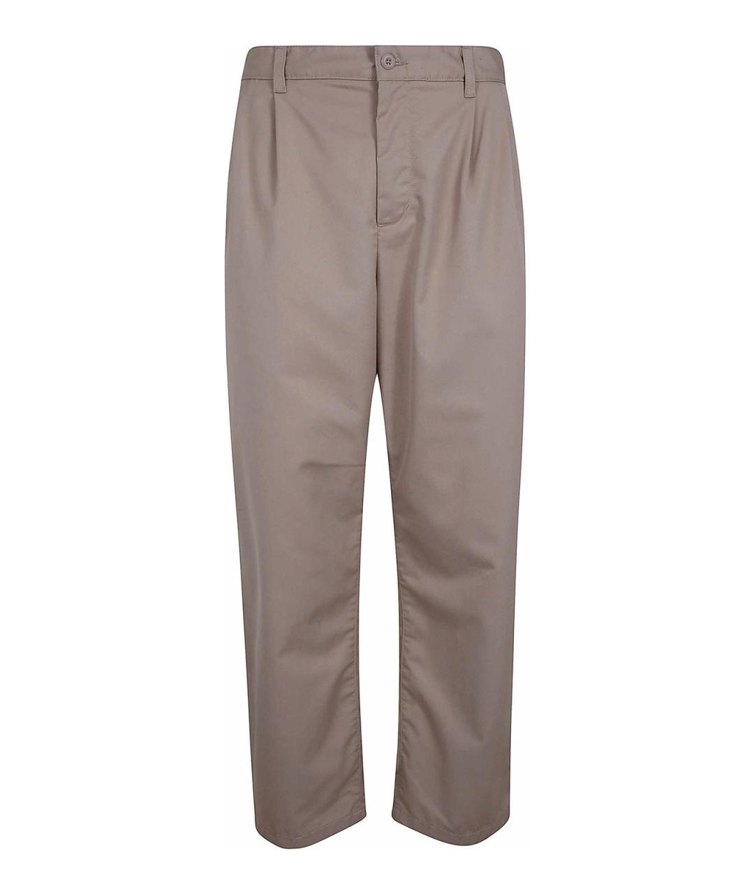 CARHARTT Серые полиэстеровые повседневные брюки, фото 1