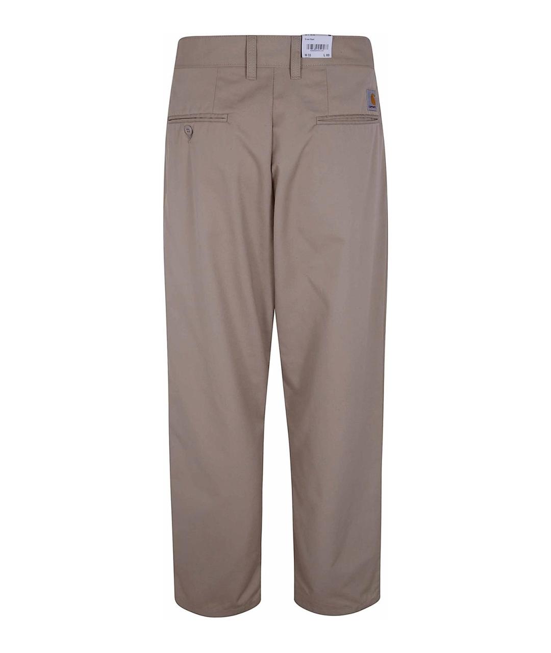 CARHARTT Серые полиэстеровые повседневные брюки, фото 2