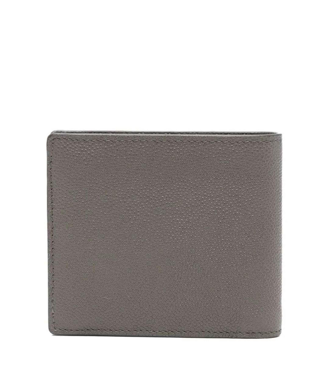 TOD'S Серый кожаный кошелек, фото 2
