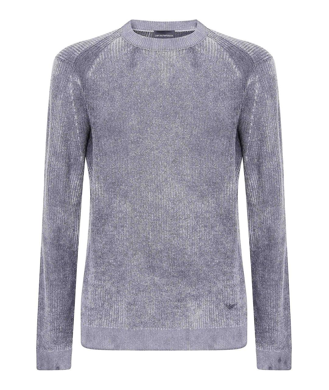 EMPORIO ARMANI Серый кашемировый джемпер / свитер, фото 1
