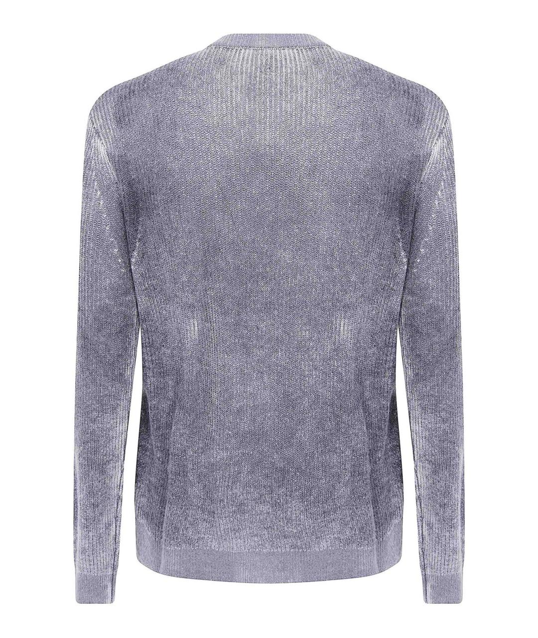 EMPORIO ARMANI Серый кашемировый джемпер / свитер, фото 2