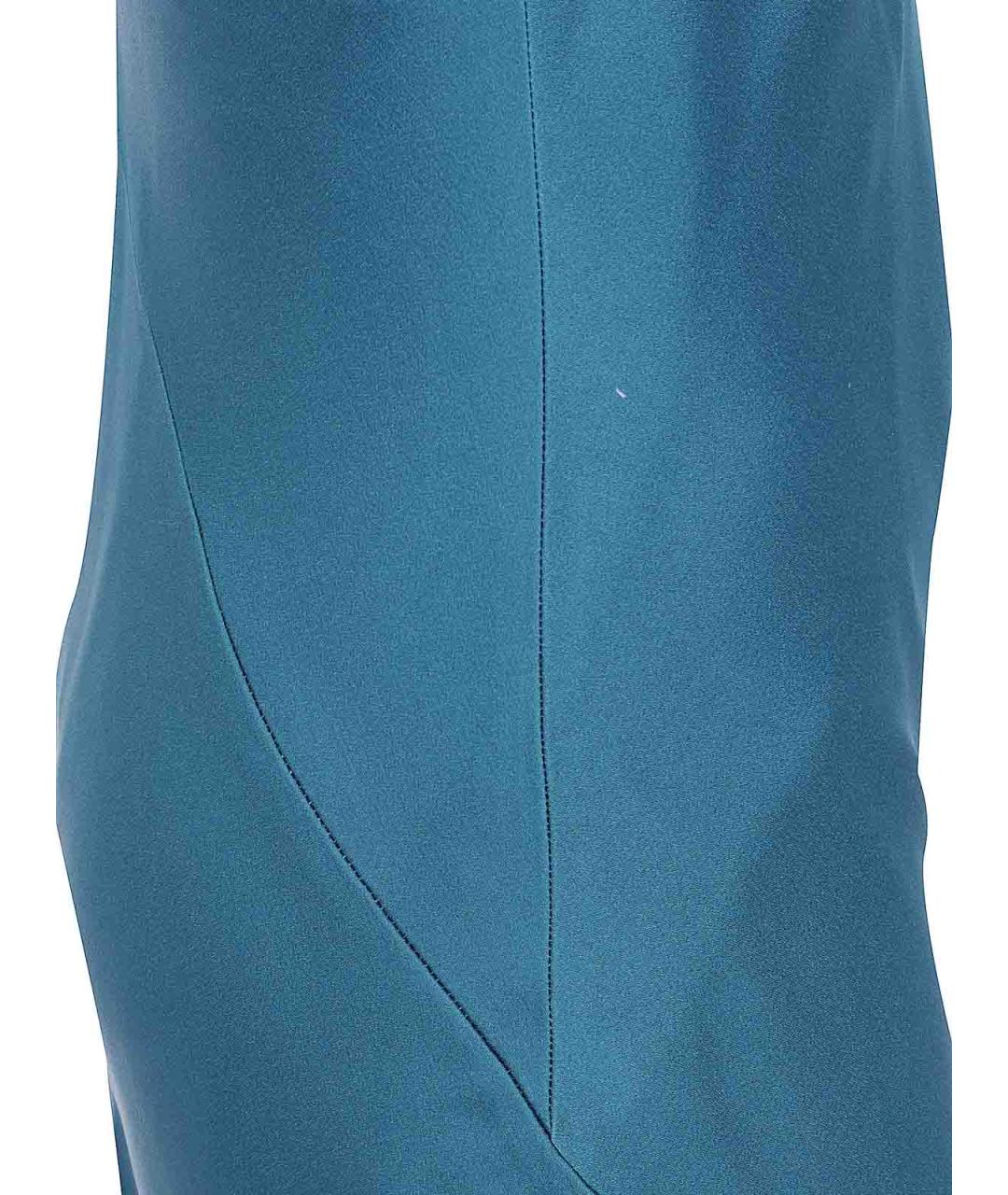 MAX MARA Зеленое вискозное вечернее платье, фото 3