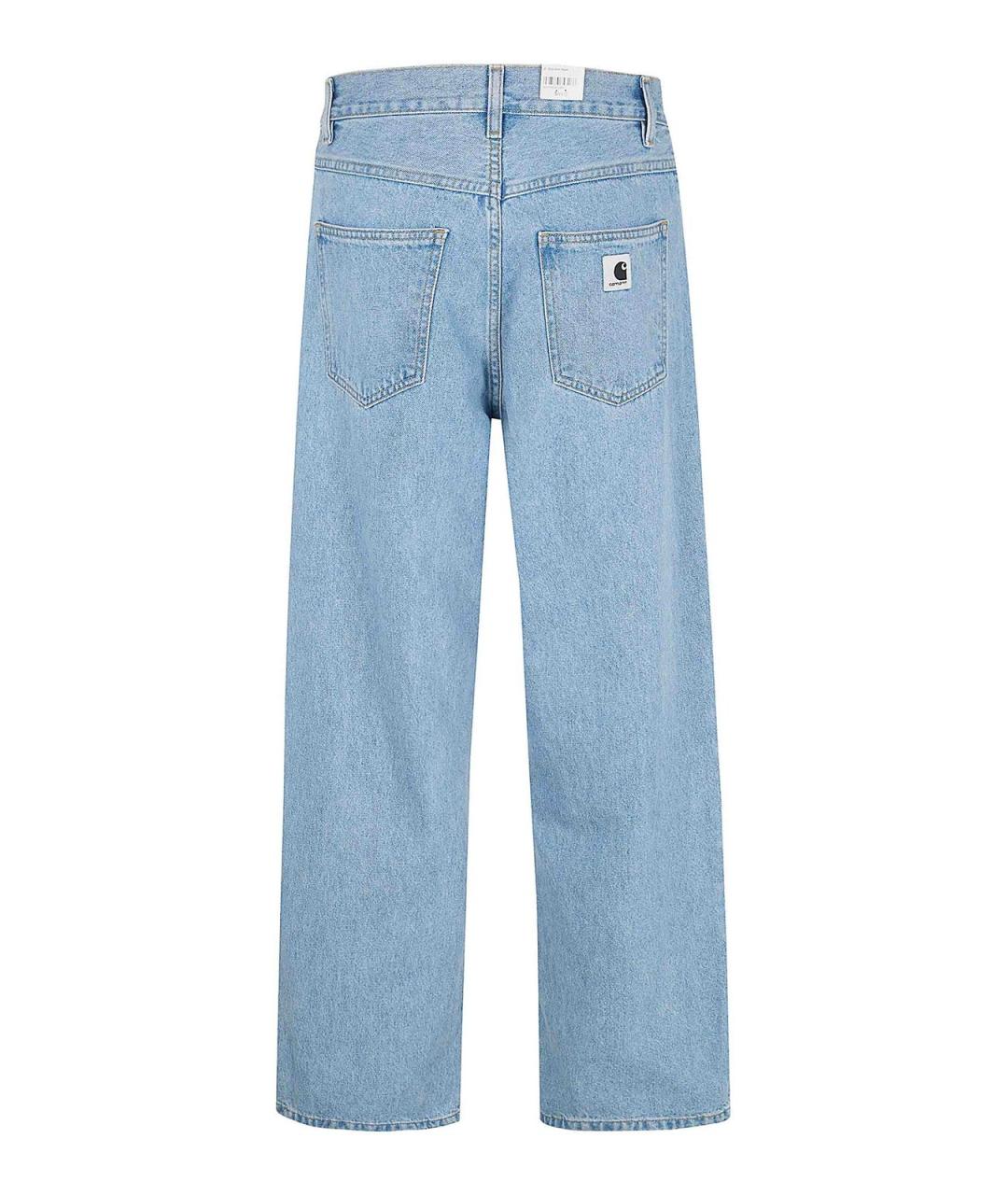 CARHARTT Синие хлопковые прямые джинсы, фото 2