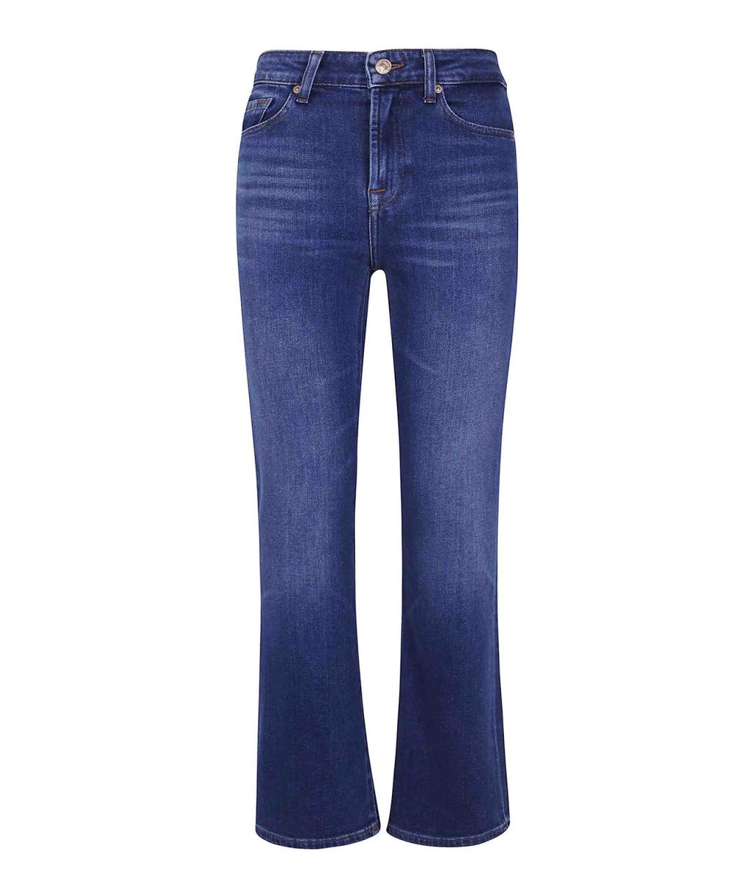 7 FOR ALL MANKIND Синие джинсы клеш, фото 1