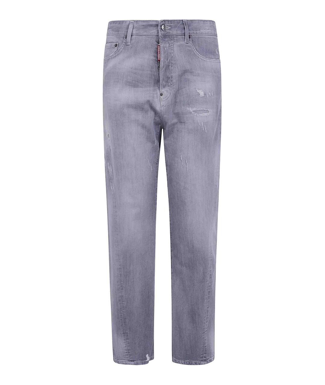 DSQUARED2 Серые хлопковые джинсы, фото 1